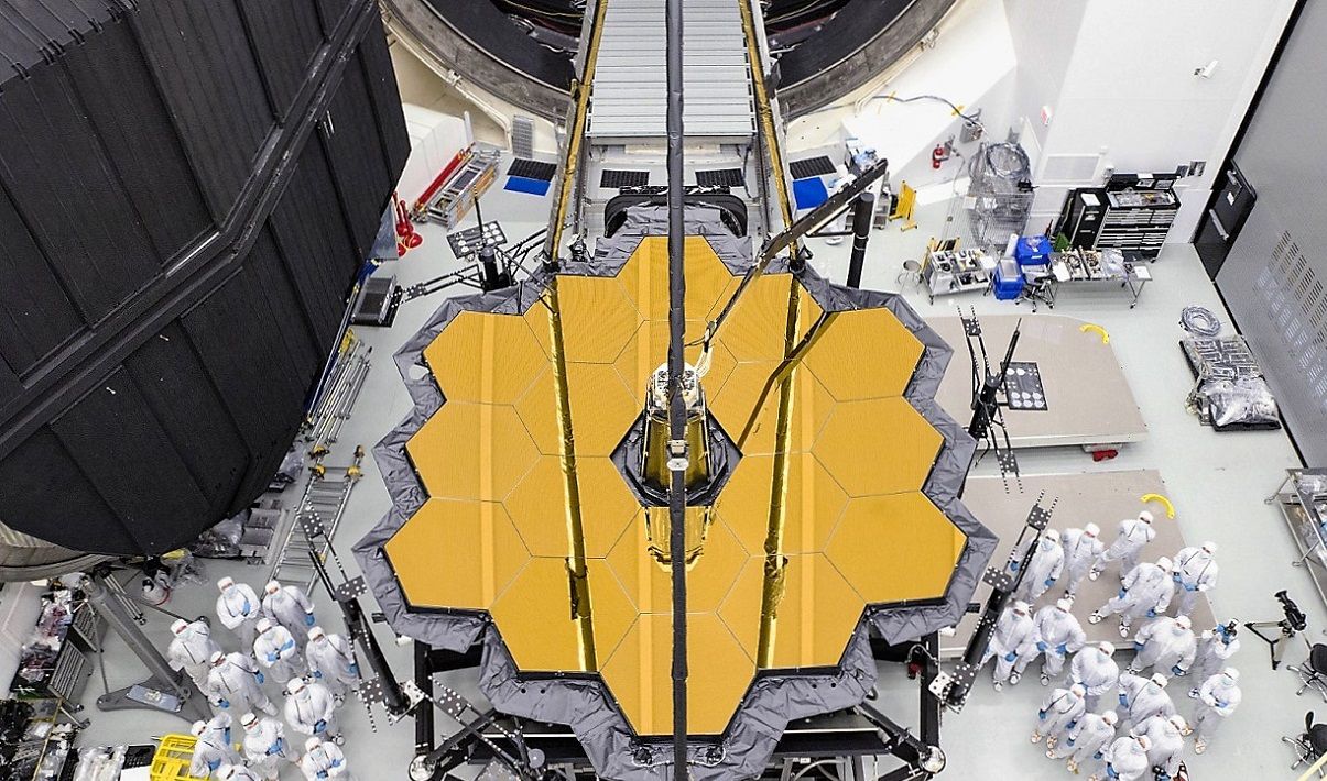 The james webb telescope launched at Christmas