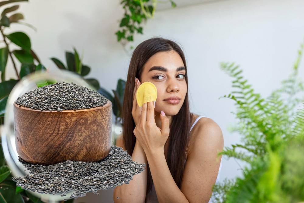 Chia seeds for skin